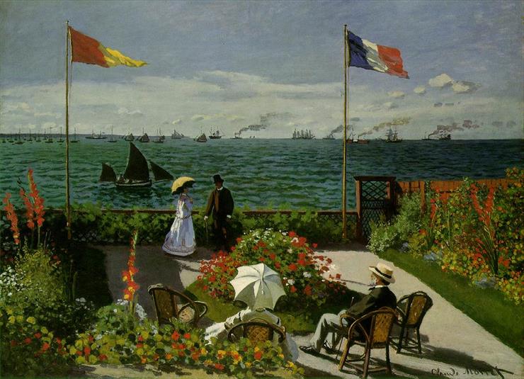 MONET z Chomika WDR - Claude Monet  - Garden at Sainte-Adresse 1867.jpg