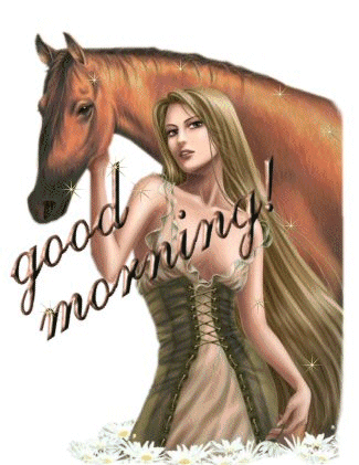Obrazki Na Dzieńdobry - good_morning_horse.gif