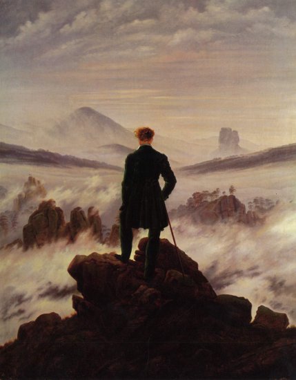 Friedrich Caspar David 1774  1840 - The Wanderer above the Mists 1817-1818 Kunsthalle, Hamburg.jpg