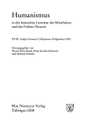 język niemiecki - Humanismus in der deutschen Literatur des Mittelalt...zeit XVIII Anglo-German Colloquium Hofgeismar 2003.png