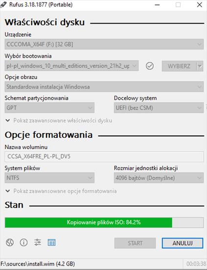 Windows 10 PL - rufus-3.18p.png