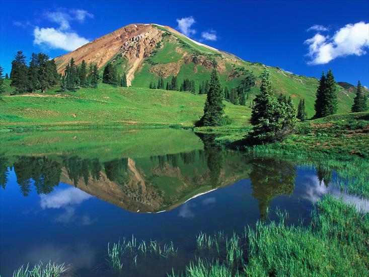 Tapety na każdy pulpit kompa - Alpine Pond, Gunnison National Forest, Colorado.jpg