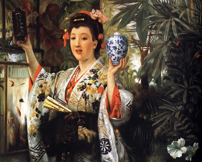 James Jacques Joseph Tissot 1836-1902 - Young_Lady_Holding_Japanese_Objects.jpg