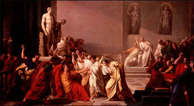 Rzym starożytny - republika - obrazy - idy Marcowe - śmierć Cezara.jpg