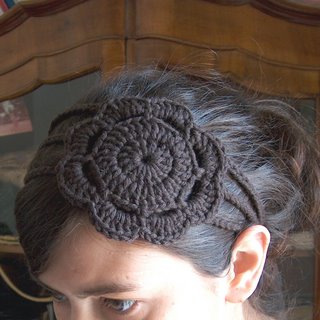 opaski - brown_flower_headband5.jpg