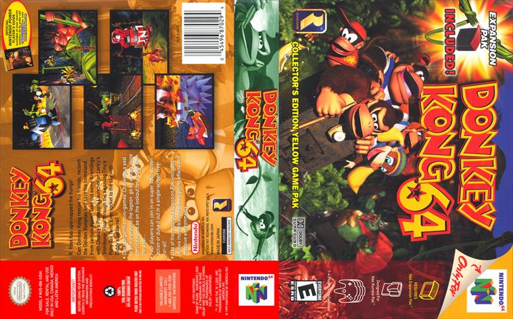  Covers Nintendo 64 - Donkey Kong 64 Nintendo 64 - Cover.jpg