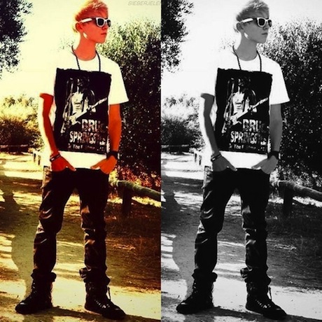 Justin Bieber - justin bieber fajna koszulka Raper Vanilla Ice Justin Bieber to gwiazda, o której szybko zapomnimy.jpg