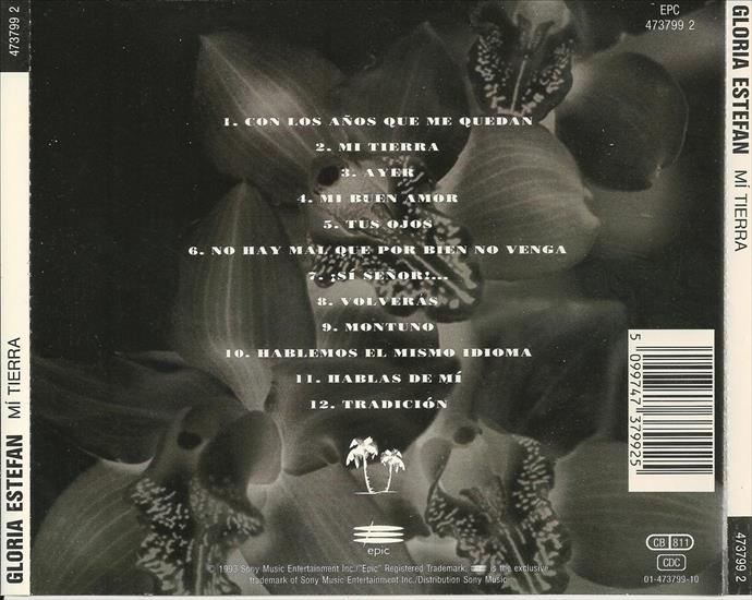 Gloria Estefan - Mi Tierra 1993 - Back.jpg