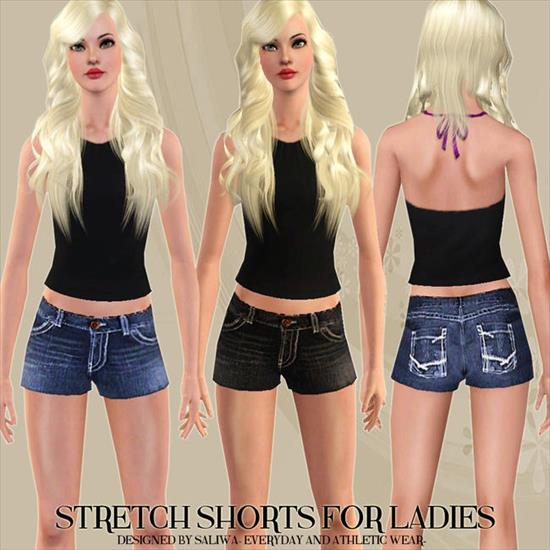 Spodnie - Stretch Shorts For Ladies.jpg