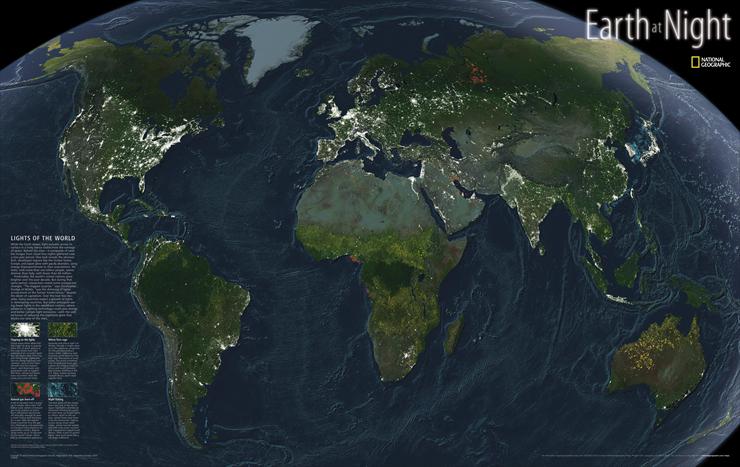 MAPS - National Geographic - World Map - Earth at Night 2004.jpg