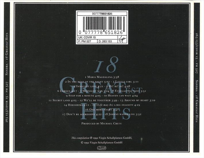 18 Greatest Hits 1992 - Back.jpg
