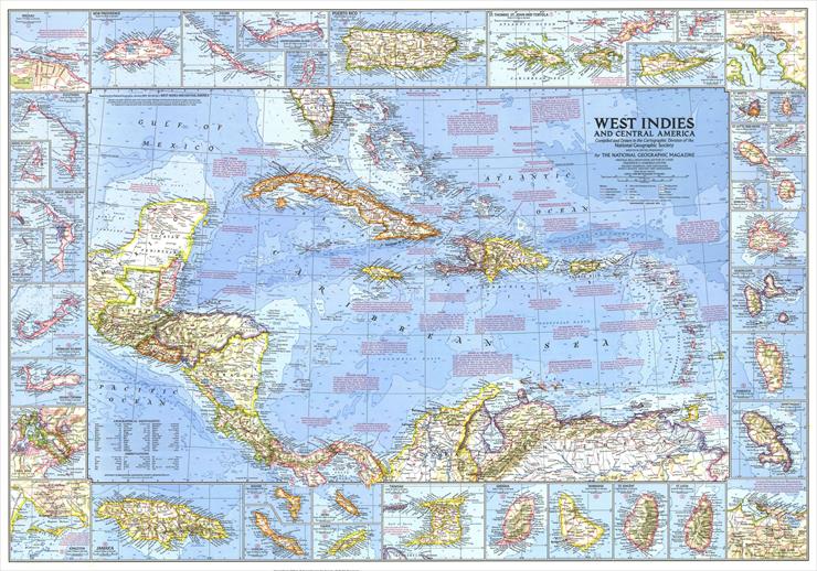 Mapy National Geographic. 539 map. Wysoka jakość - West Indies  Central America 1970.jpg