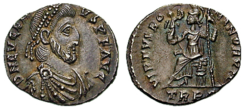 Rzym starożytny -... - 3-1. Flavius Eugenius - uzurpator na zachodzie w latach od 22-08 392 do 6-09 394 r.jpg