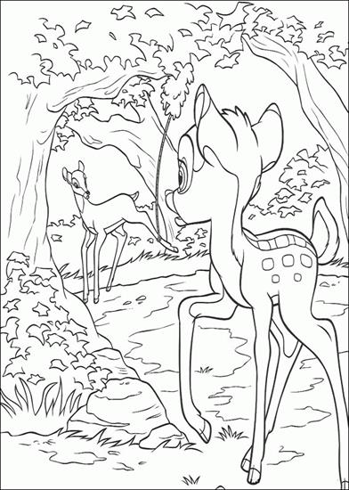 Bambi - Bambi - kolorowanka 62.GIF