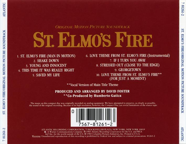 1985 - St. Elmos Fire OST David Foster  VA - B.jpg