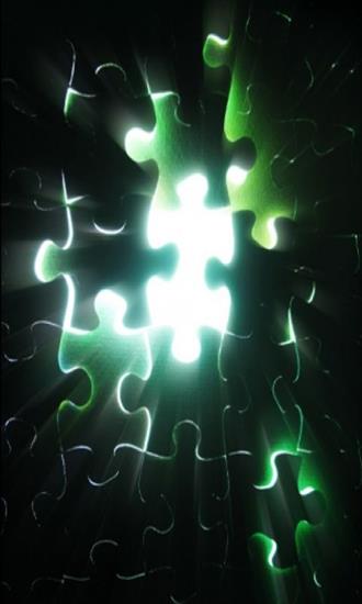 Tapety na HTC HD 2  480x800 - Green_Puzzle.jpg
