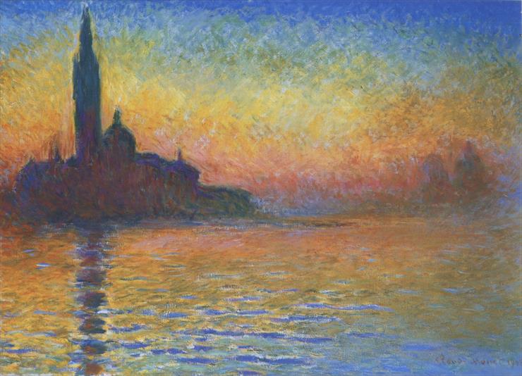 Monet Claude Oscar 1840-1926 - 267. San Giorgio Maggiore at Dusk 1908.jpg