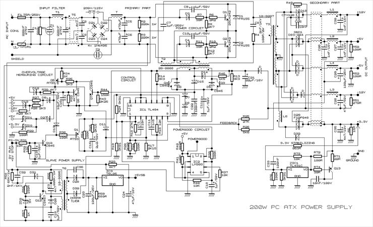 ELEKTRONIKA - Schemat Zasilacza ATX.gif