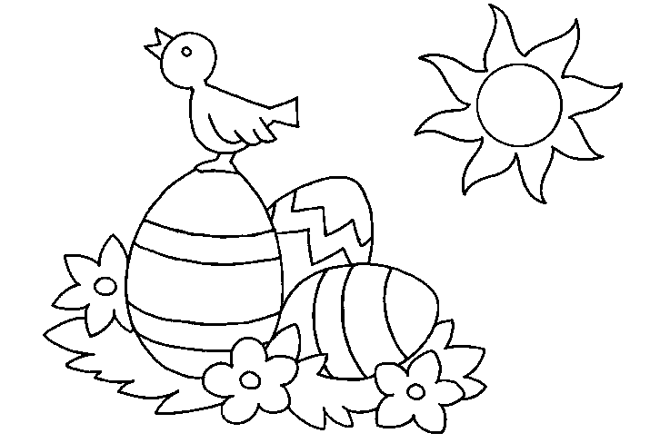 kaczuszki i kurczaczki - WIELKANOC kurczaczki - kolorowanka 94.gif