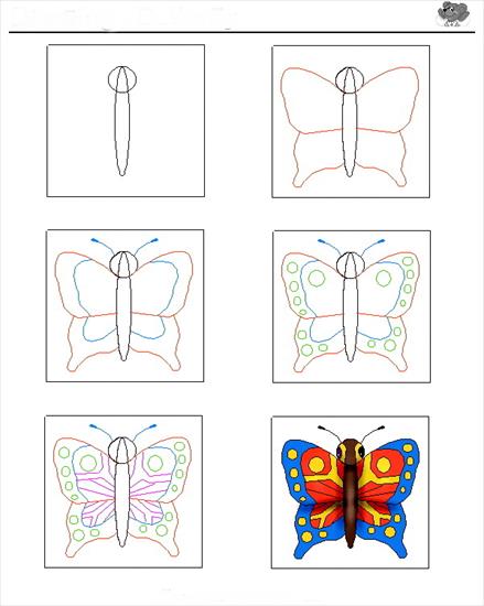 Nauka rysunku  dla  dzieci - motyl1.jpg