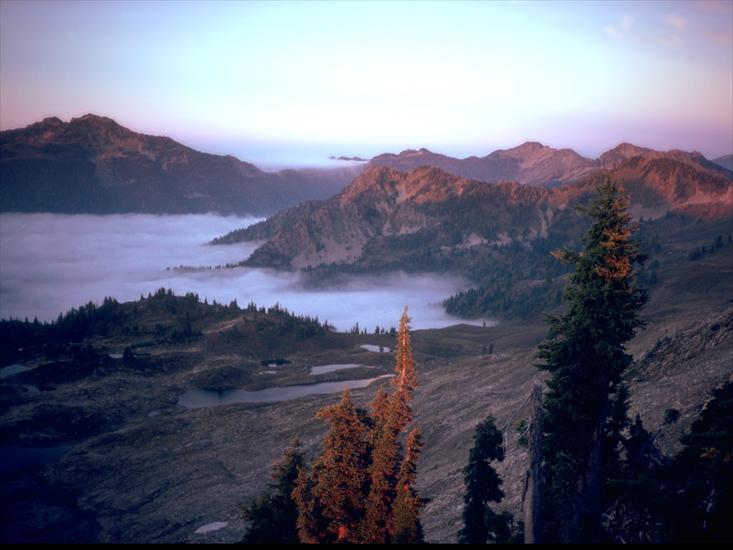 Tapety, Wygaszacze - 26000 - Foggy Mountains at Dawn.jpg