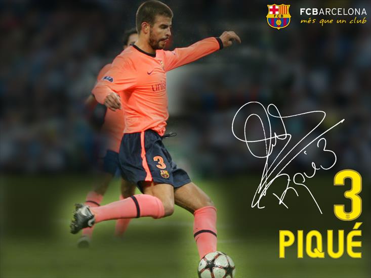 Zdjęcia z autografami  FC Barcelona - fcb_3pique.jpg