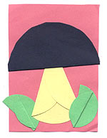 origami płaskie z koła - grzybek.jpg
