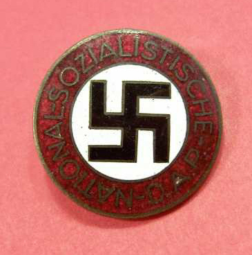 odznaki II wojna Światowa - Niemiecka_odznaka_partyjna__NSDAP.jpg