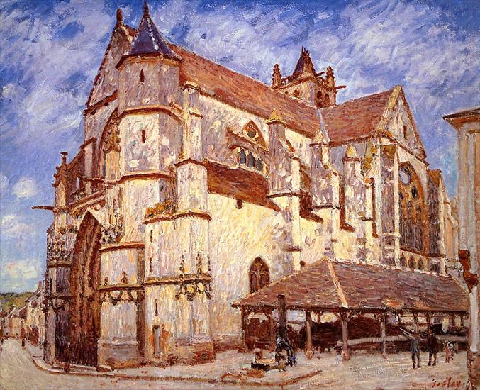 Alfred Sisley - The Church at Moret, Afternoon.jpg