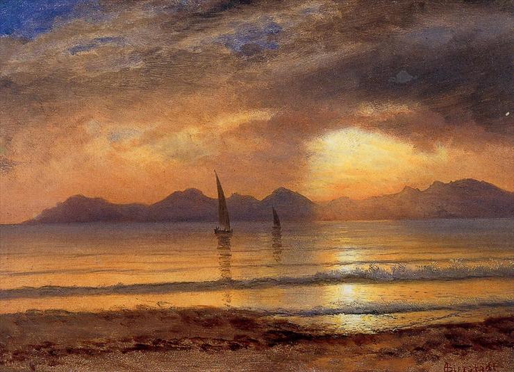 Albert Bierstads 1830  1902 - Bierstadt_Albert_Sunset_over_a_Mountain_Lake.jpg
