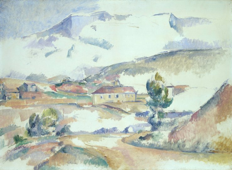 Paul Cezanne Paintings 1839-1906 Art nrg - Mount Sainte-Victoire, from near Gardanne, 1887.jpg