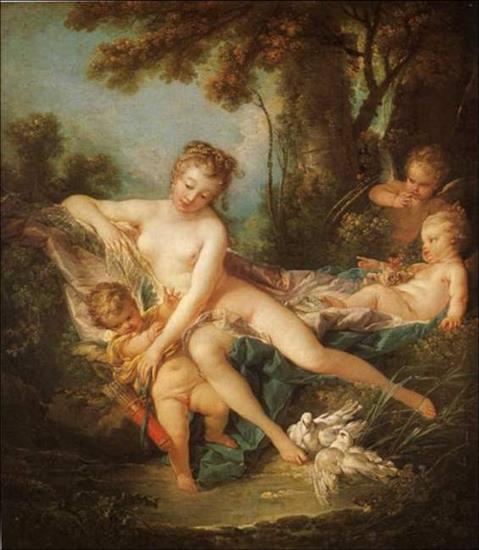 Obrazy - Fracois Boucher - Venus consoling Love.jpg