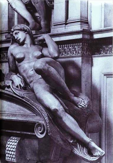 Michał Anioł - Michelangelo - Tomb of Lorenzo de Medici detail.JPG