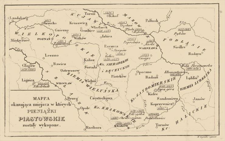 Stare mapy do XIX wieku - Mapa_Pieniazki_Piastowskie_1850_r.jpg