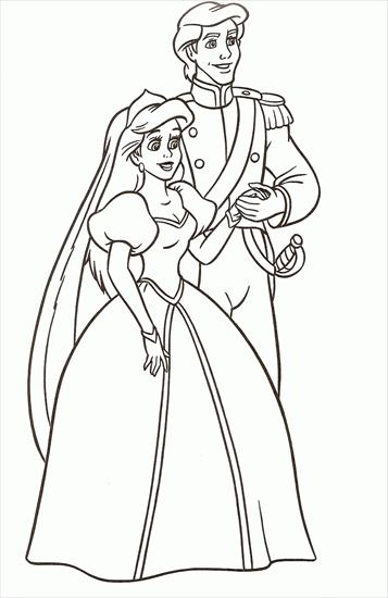 Arielka - Księżniczki Disneya Ariel - kolorowanka 49.GIF