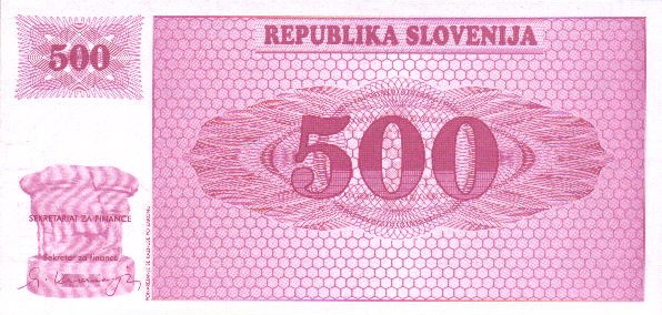 SŁOWENIA - 1991 - 500 tolarów b.jpg