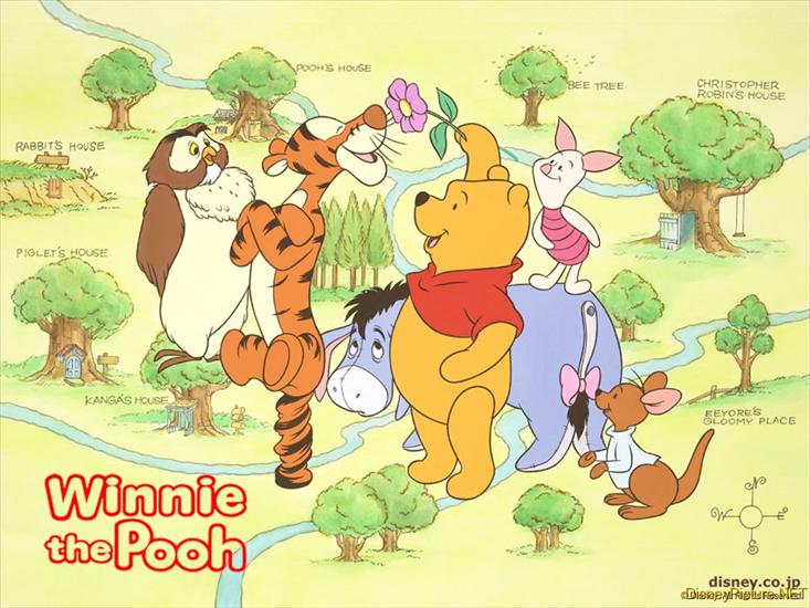 obrazki dla dzieci - Wallcate.com - Wallpapers Winnie the Pooh - Cartoon 63.jpg