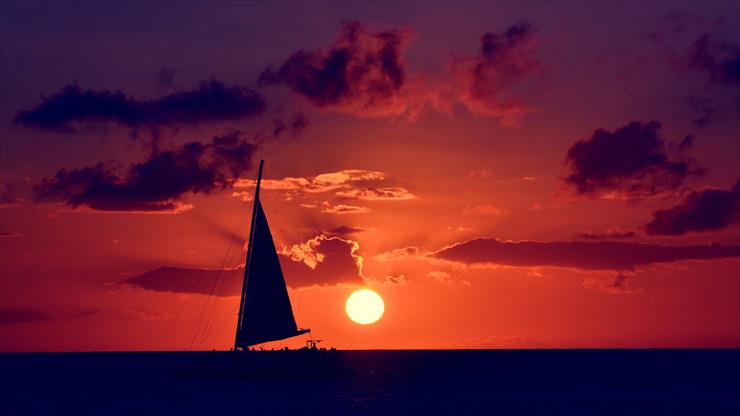 Zdjęcia - sail-boat-sailing-sea-sunset-the-landscape-nature-hawaii-355057.jpg