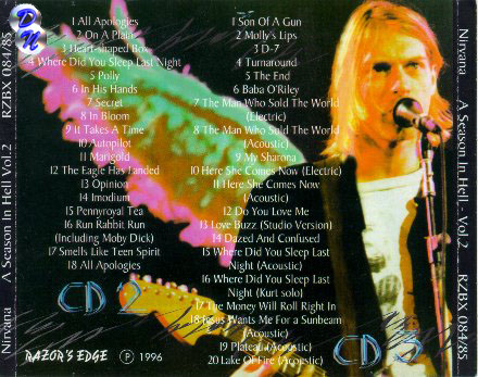 Nirvana Season in Hell Vol 2 CD 2 demos and rarities - seasonpart2disc23bi.jpg