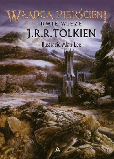 J. R. R. Tolkien - Władca Pierścieni. Tom 2 - Dwie Wieże - okładka książki - AMBER, 2012 rok.jpg