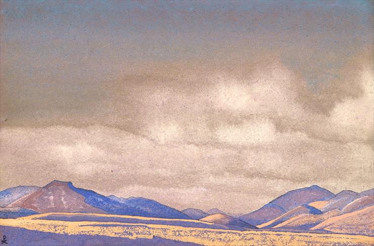 Mikołaj Roerich - mongolia-chakhar-hills-1936.jpg