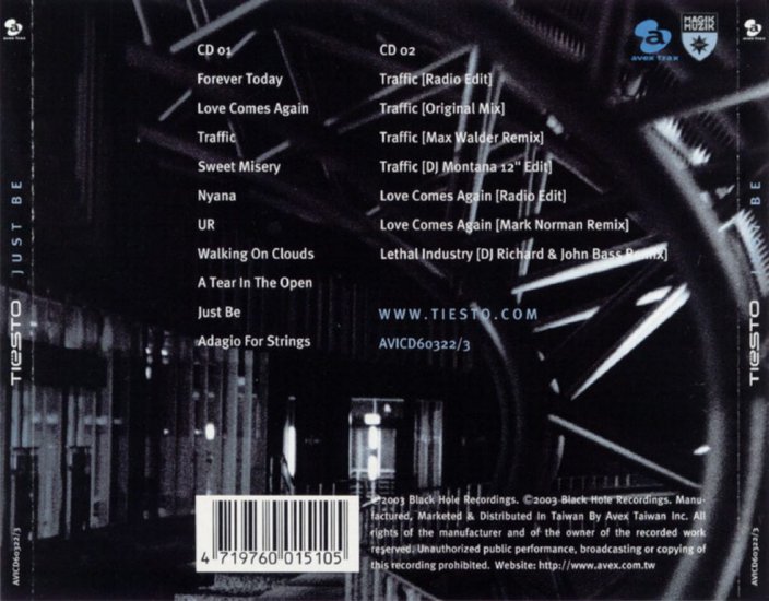 Tisto - Just Be CD1 2004 - back.jpg