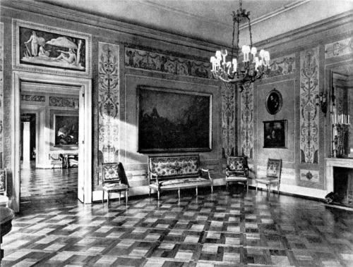 Dawne piękno - Pokój Zielony na Zamku Królewskim w Warszawie przed 1939 rokiem.jpg