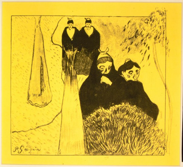 Paul Gauguin 1848... - Old Women of Arles from the Volpini Suite - Dessins lithographiques, 1889.jpg